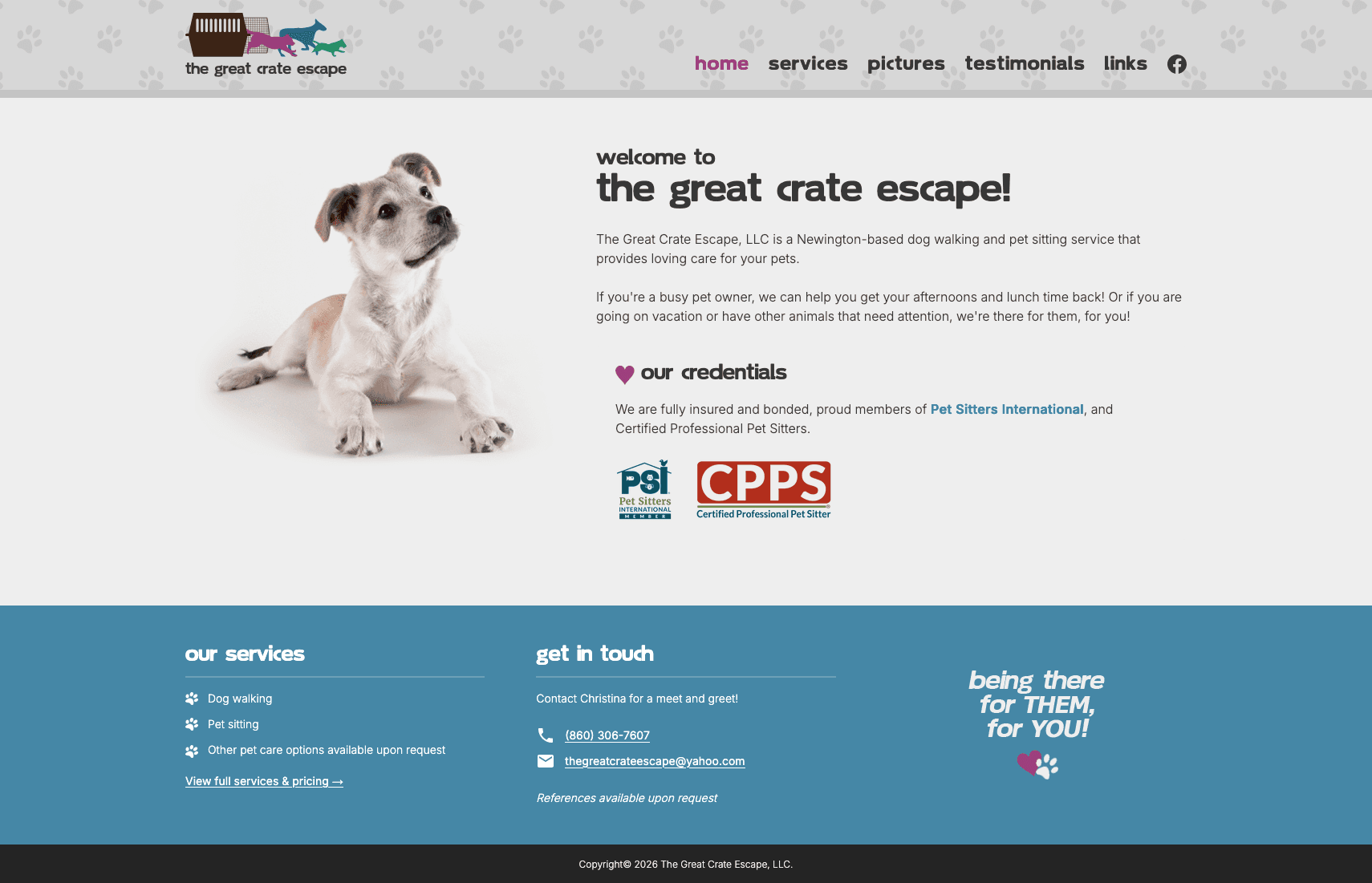 Petsitting Service Website